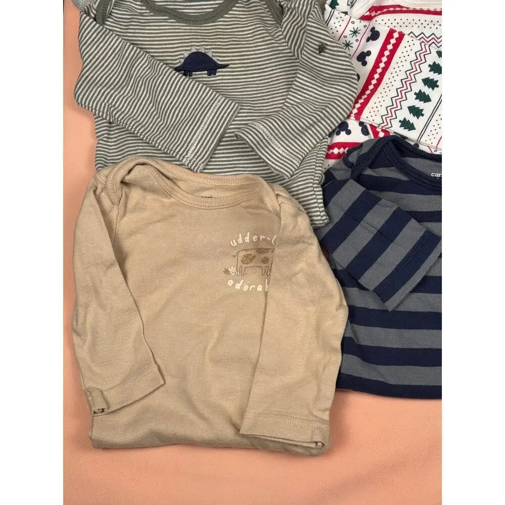 Baby Boy 0–3M Fall/Winter Clothing Lot – Carter’s, Roots, Disney & More – #179